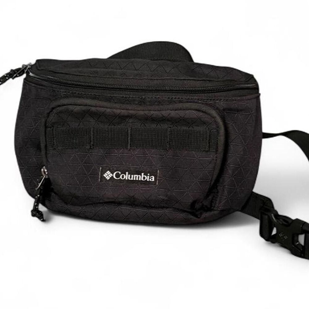 Columbia Zigzag Hip Pack Black Fanny Pack Waist Bag Hiking Outdoor Travel